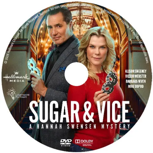 (16) Sugar & Vice: A Hannah Swensen Mystery Dvd Hallmark Movie 2026 1