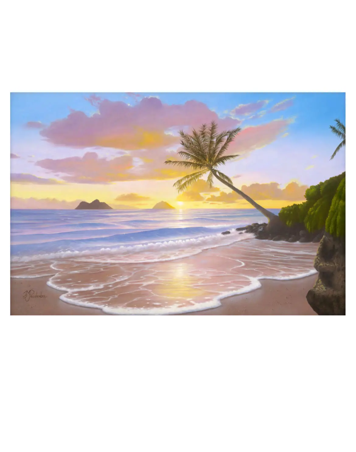 Original Painting: Sunset Serenity By Michael Provenza 2