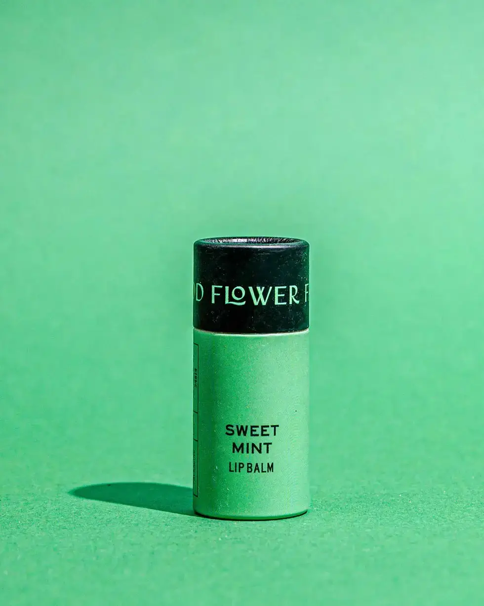 Sweet Mint Organic Lip Balm – 0.30Oz | Good Flower Farm 1