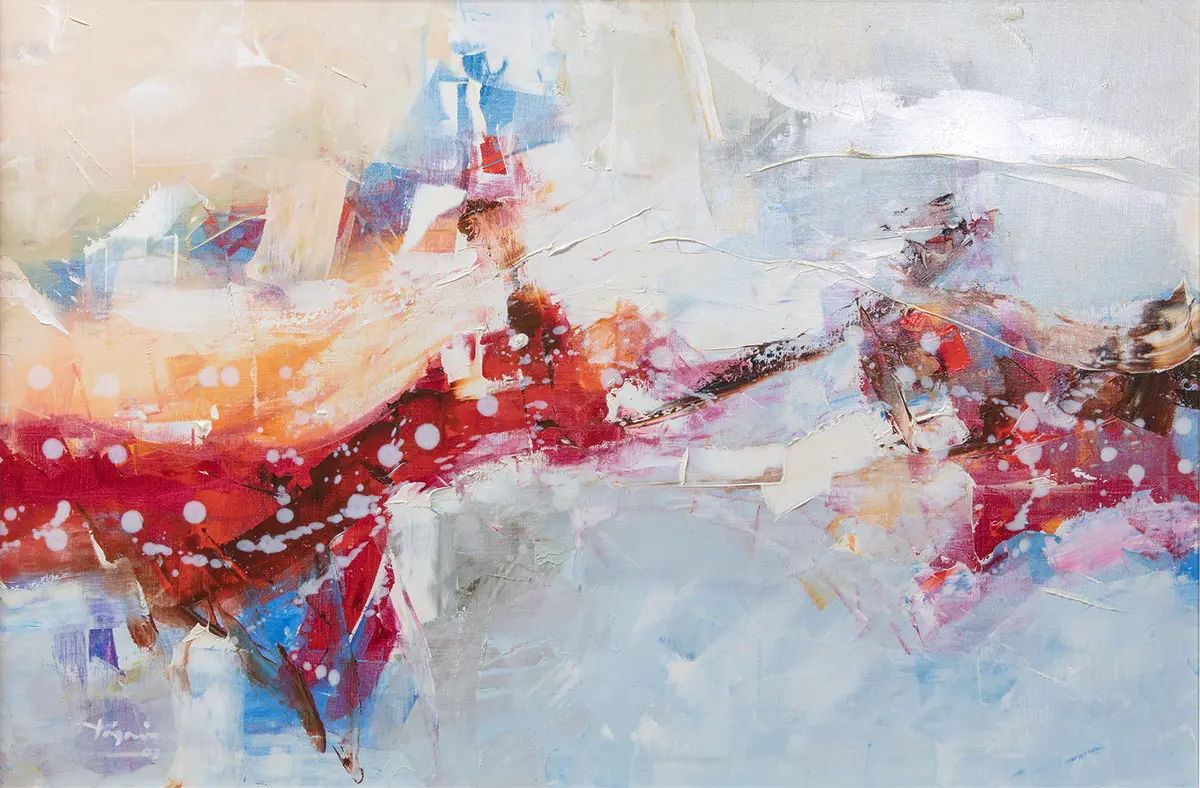 Abstract Red By Hiroshi Tagami 1