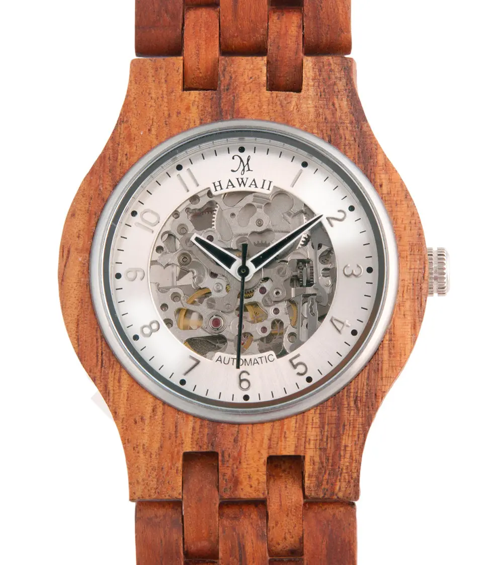 Koa Monarch, Self-Winding Automatic Silver-14058 1