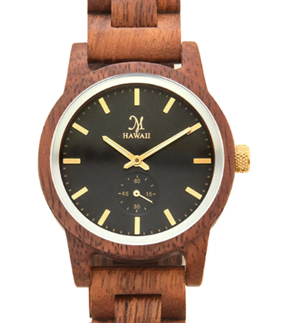 Koa Wood, Black/Gold - 22779 1
