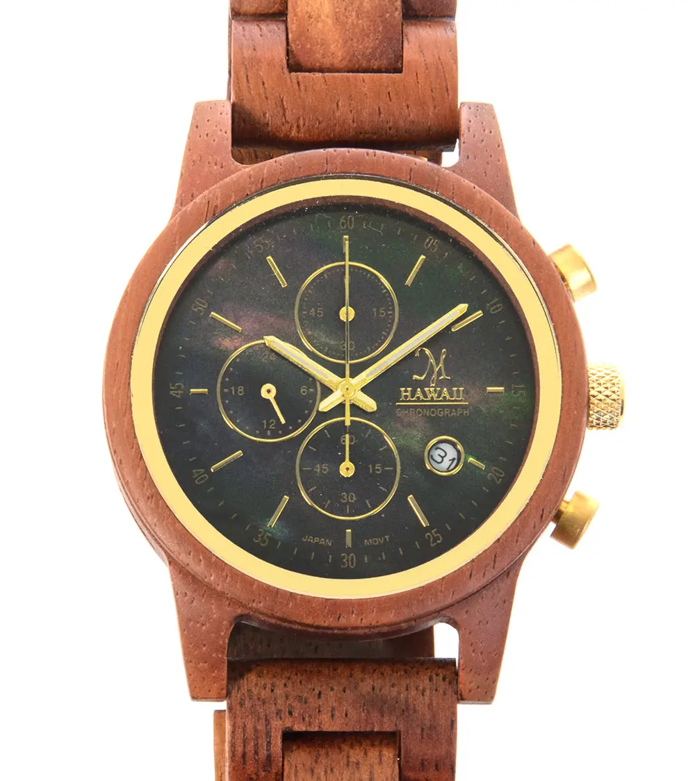 Koa Chronograph, Black Mother Of Pearl - 29718 1