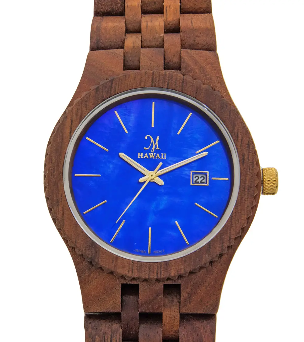 Koa Wood, Blue Mother Of Pearl - 36039 1