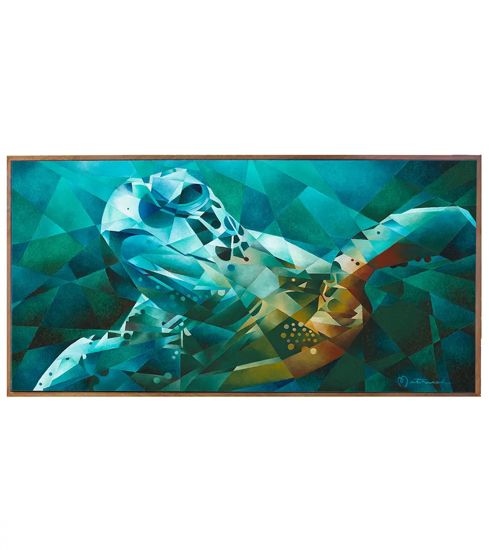 Original Painting Peaceful Honu By Tj Matousek 1