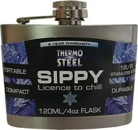 Thermosteel Stainless Steel Hip Flask 1