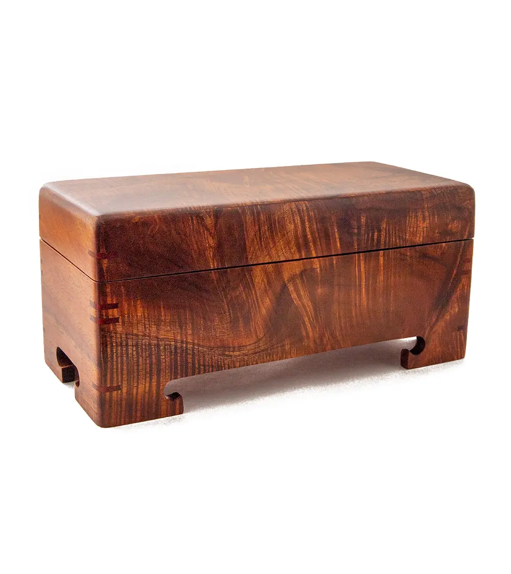 Tsumoto Koa Jewelry Box - No Tray 1