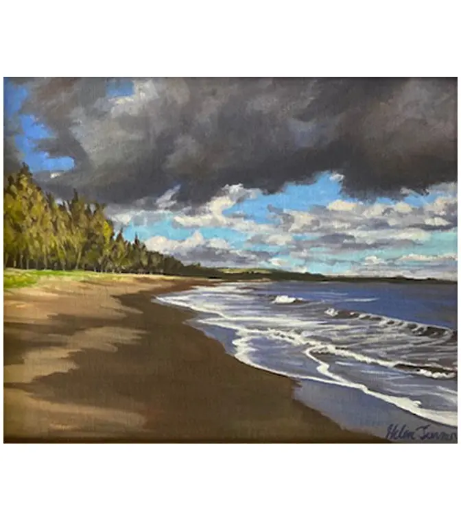 Waimea Black Sand By Helen Turner 1