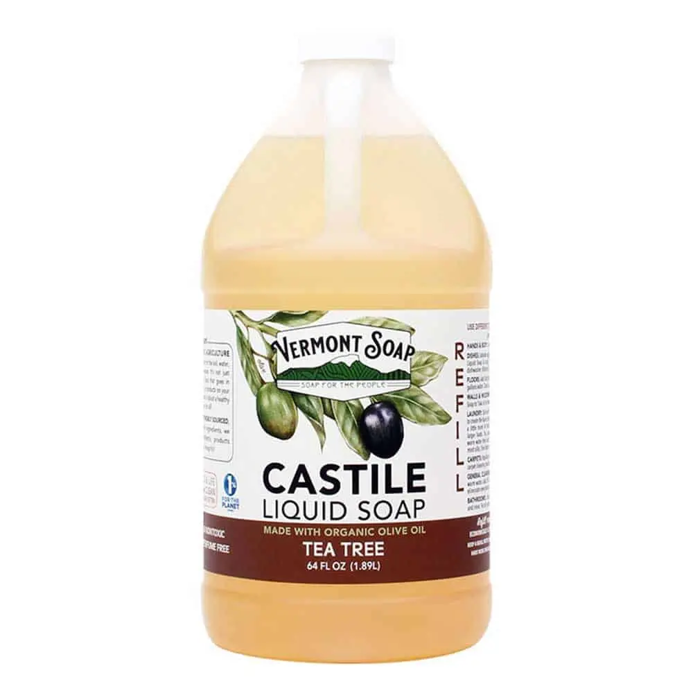 Tea Tree Castile Liquid Soap - Vermont Soap 4