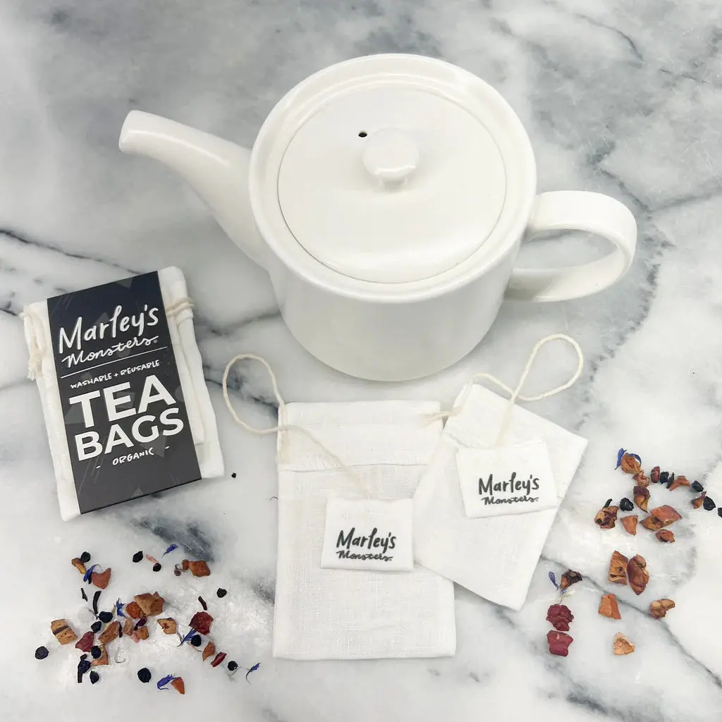 Reusable Tea Bags: Set Of 2 1