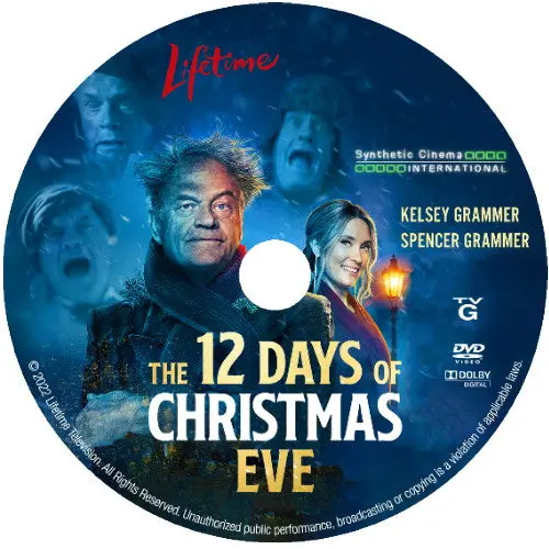 The 12 Days Of Christmas Eve Dvd Lifetime Movie 2022 1