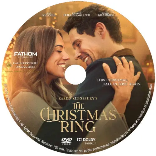 The Christmas Ring Dvd Movie 2025 Jana Kramer, Benjamin Hollingsworth 1