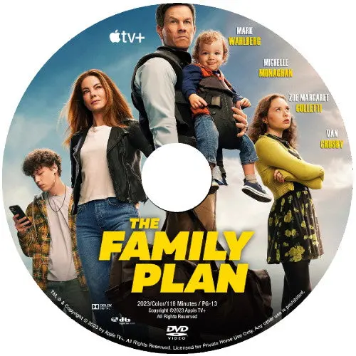The Family Plan Dvd Movie 2023 Mark Wahlberg 1