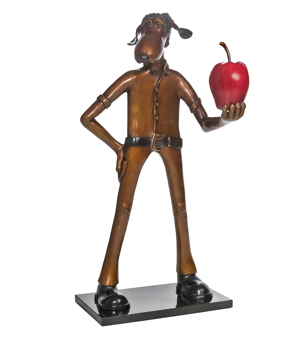 Bronze Sculpture "The Farmer" By Marty Goldstein 1