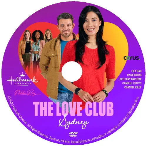 The Love Club: Sydney's Journey Dvd Movie 2023 Lily Gao & Jesse Hutch 1