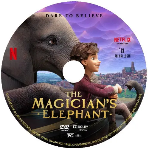 The Magician's Elephant Dvd 2023 - Animation Movie 1