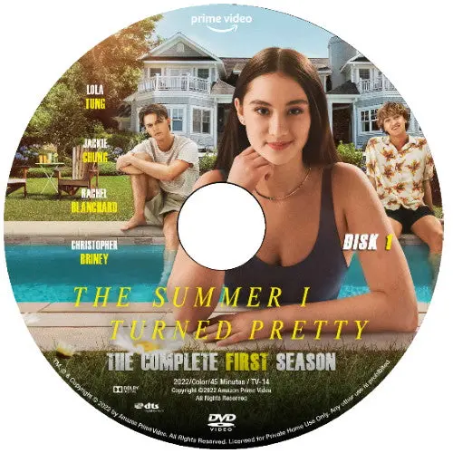 The Summer I Turned Pretty Dvd Complete Season 1 - 2022 1