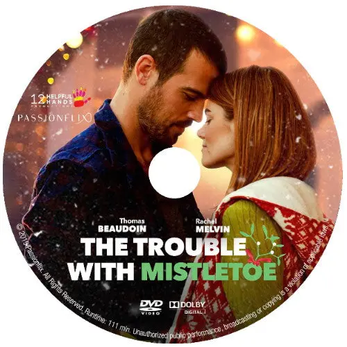The Trouble With Mistletoe Dvd Passionflix Movie 2017 Thomas Beaudoin 1