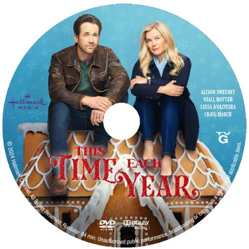 This Time Each Year Dvd Movie 2024 Alison Sweeney, Niall Matter 1