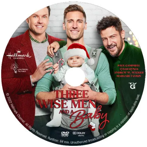 Three Wise Men And A Baby Dvd Movie 2022 Tyler Hynes, Andrew Walker 1