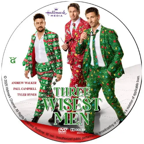 Three Wisest Men Dvd Movie 2025 Tyler Hynes, Andrew Walker 1