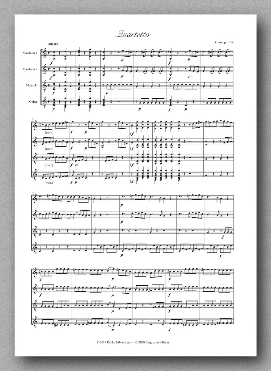 Toti-Edvardsen, Quartetto 2