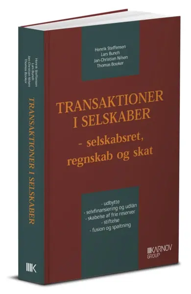 Transaktioner I Selskaber - Selskabsret, Regnskab Og Skat 1