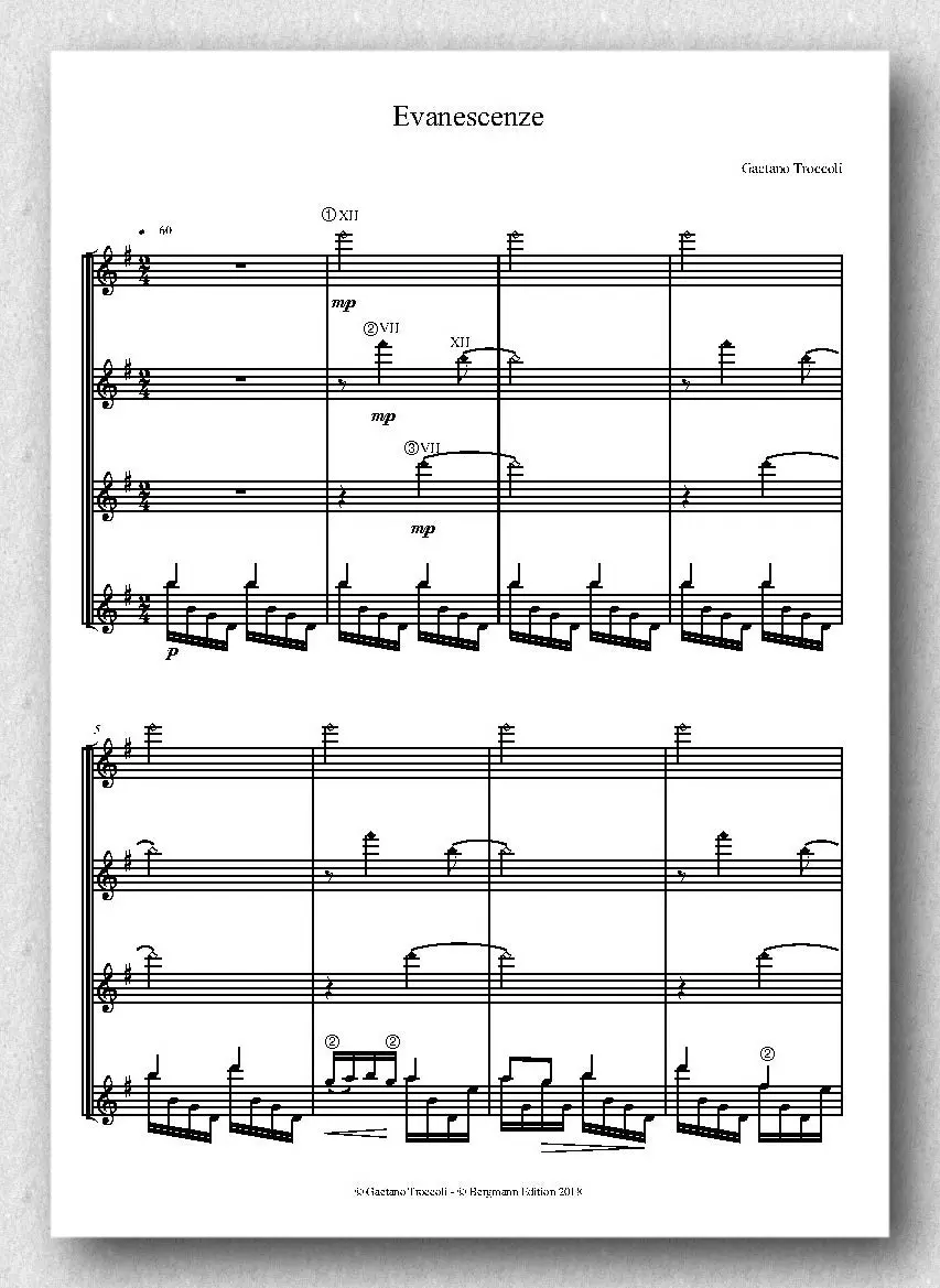 Troccoli, Evanescenze 2