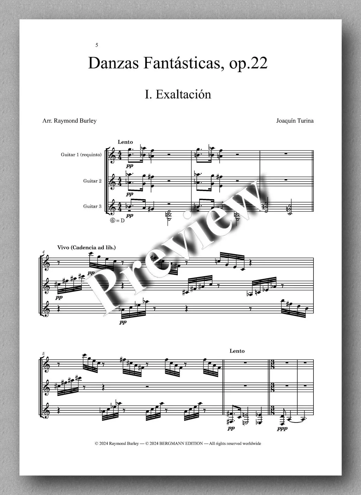 Turina-Burley, Danzas Fantásticas, Op.22 2