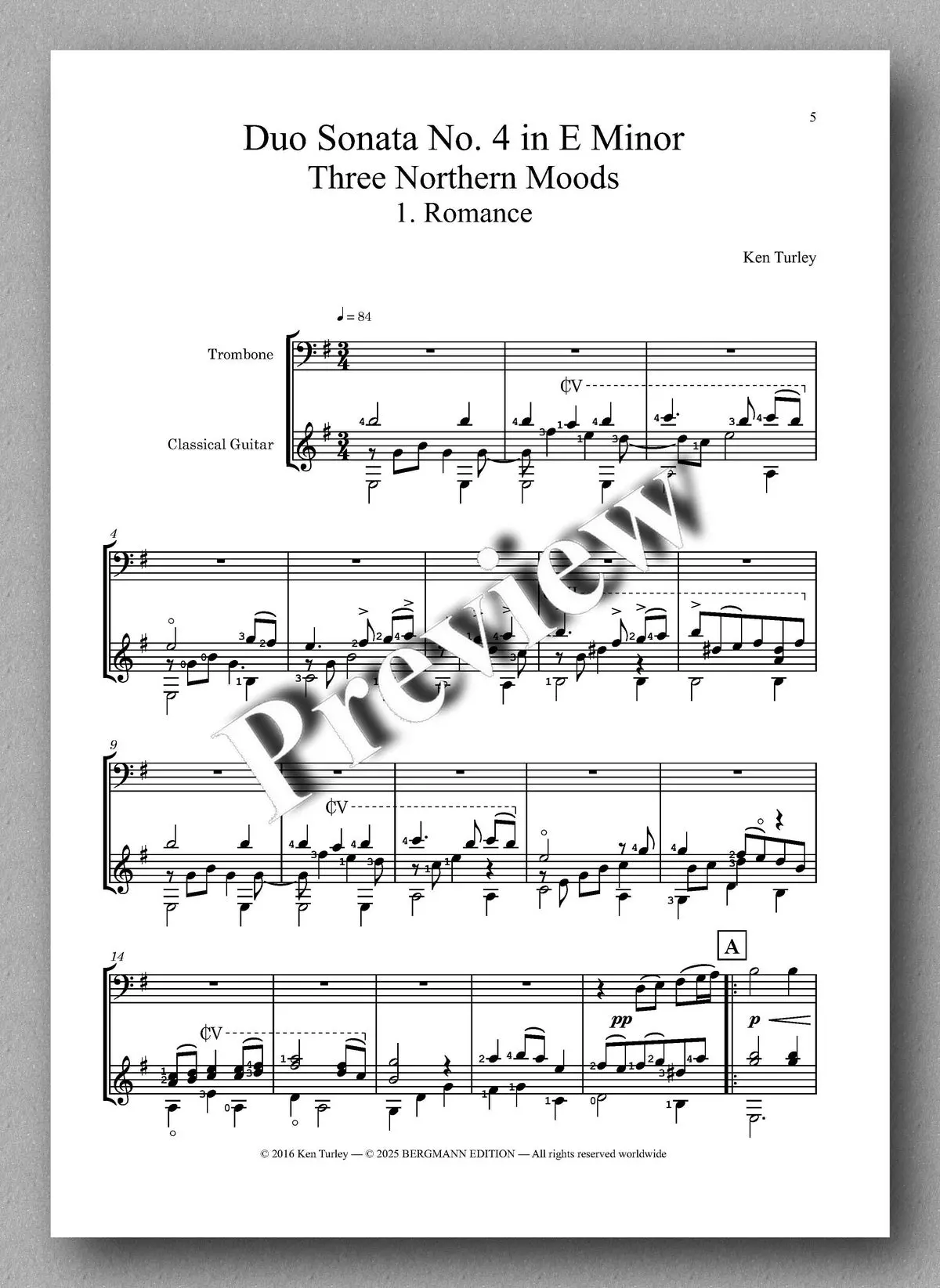 Turley, Duo Sonata No. 4 In E Minor 2