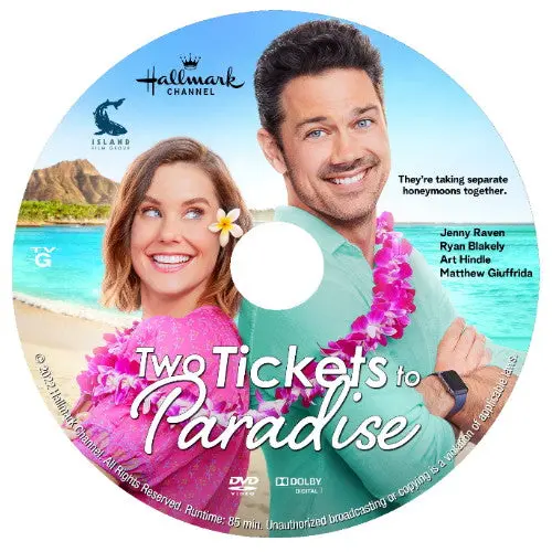 [Dvd] Two Tickets To Paradise Dvd Movie 2022 Ryan Paevey 1