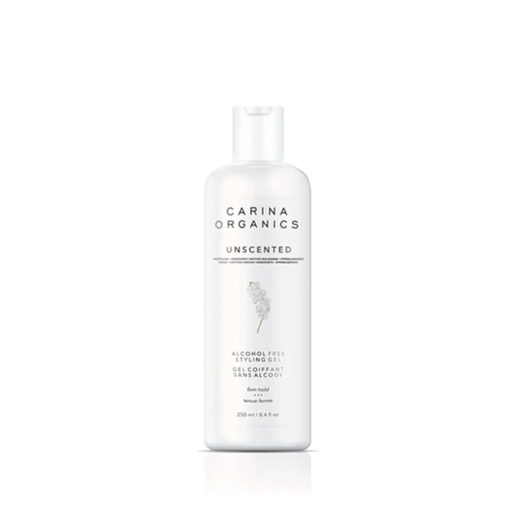 Unscented Alcohol-Free Styling Gel 250Ml - Carina Organics 2