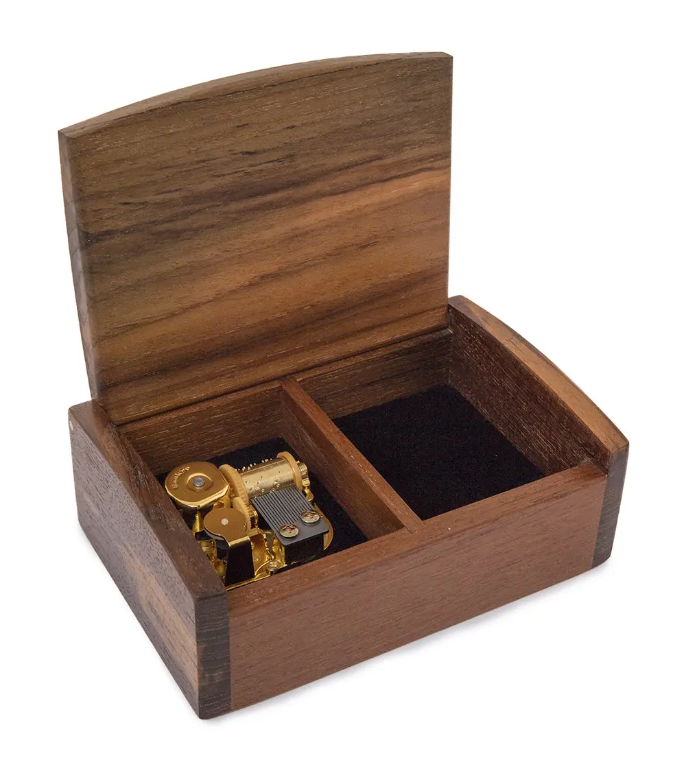 Uss Missouri Teak Music Box - America The Beautiful 1
