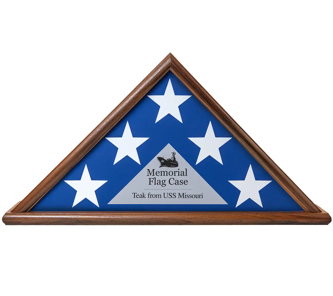 Uss Missouri Teak Flag Box 2