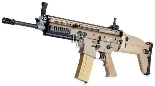 Vfc Fully Licensed Fn Scar-L Mk16 Airsoft Aeg (Tan) 1