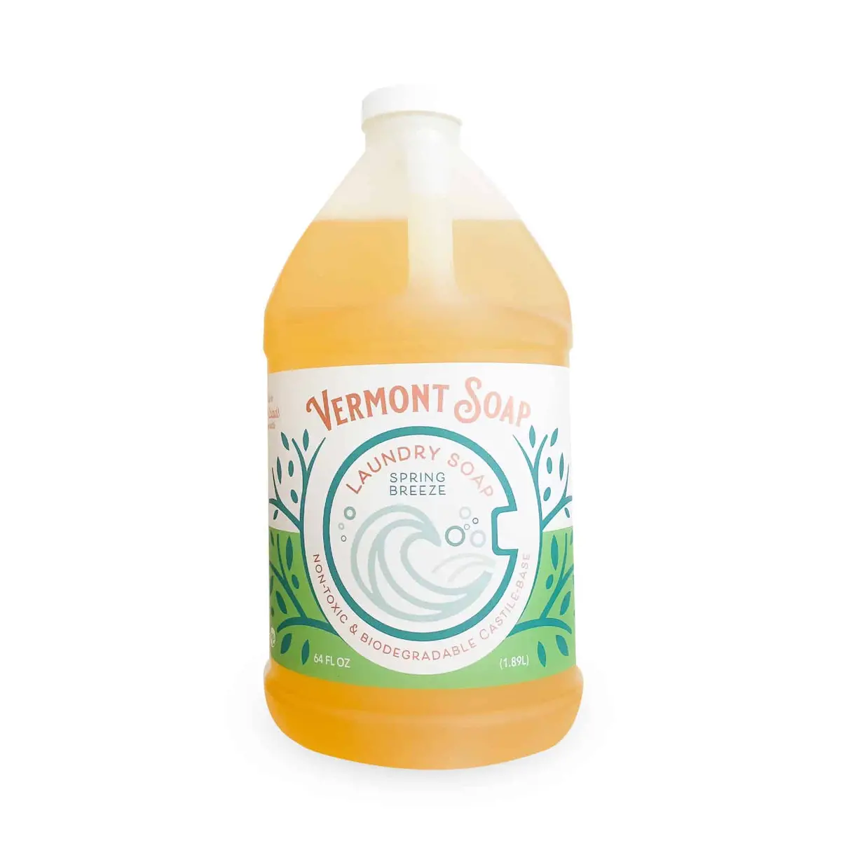 Spring Breeze Laundry Soap – 64Oz / 1.89L | Vermont Soap 1