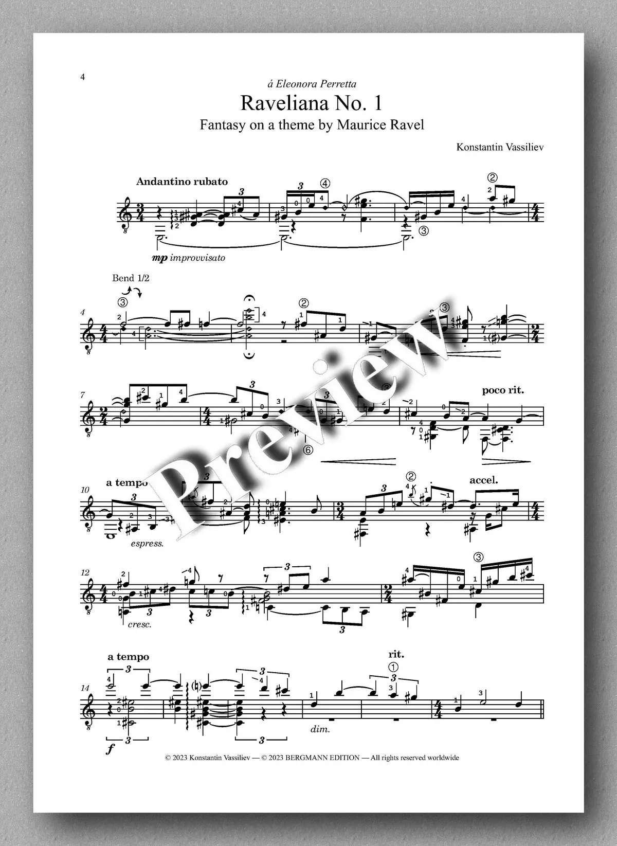 Vassiliev, Raveliana No. 1 2