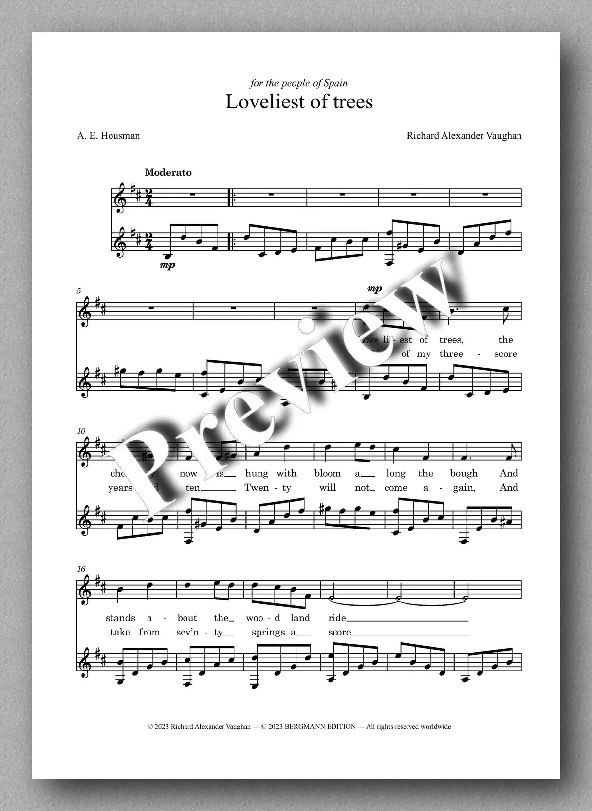 Vaughan, Three Songs 2