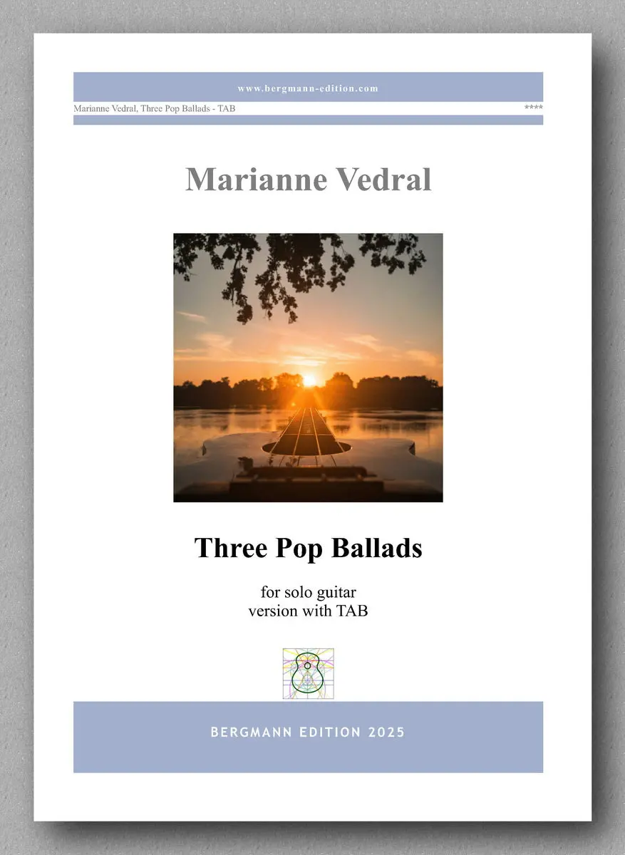 Vedral, Three Pop Ballads (Tab) 1