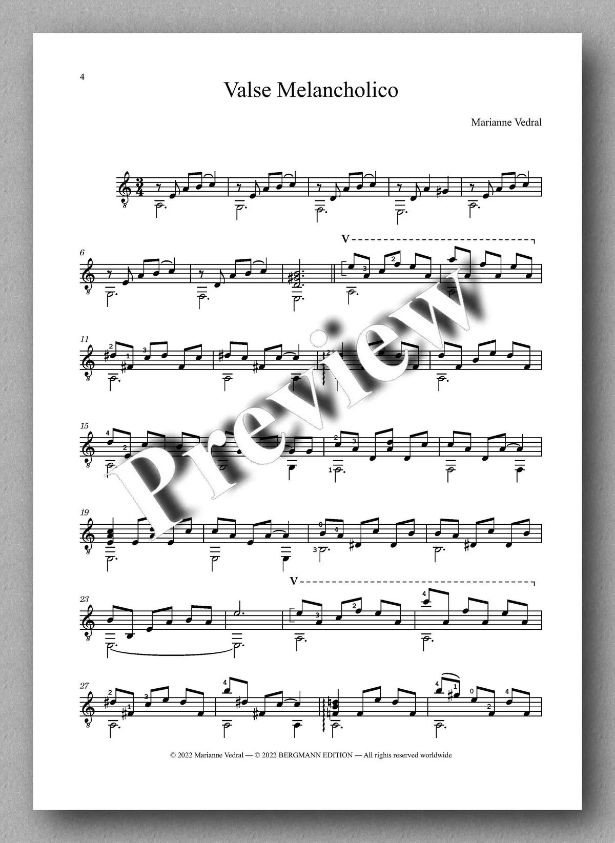 Vedral, Two Melancholic Waltzes 2