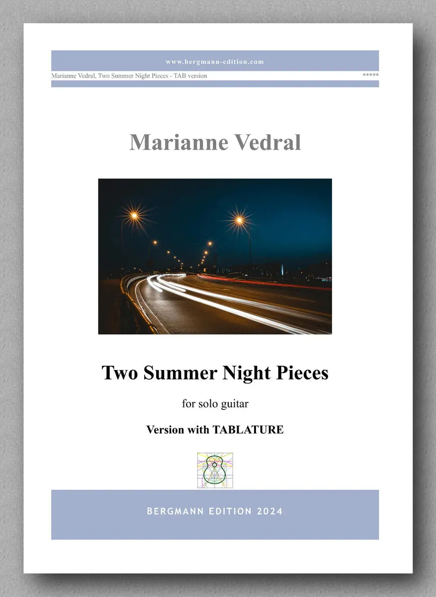Vedral, Two Summer Night Pieces - Score Including Tab 1