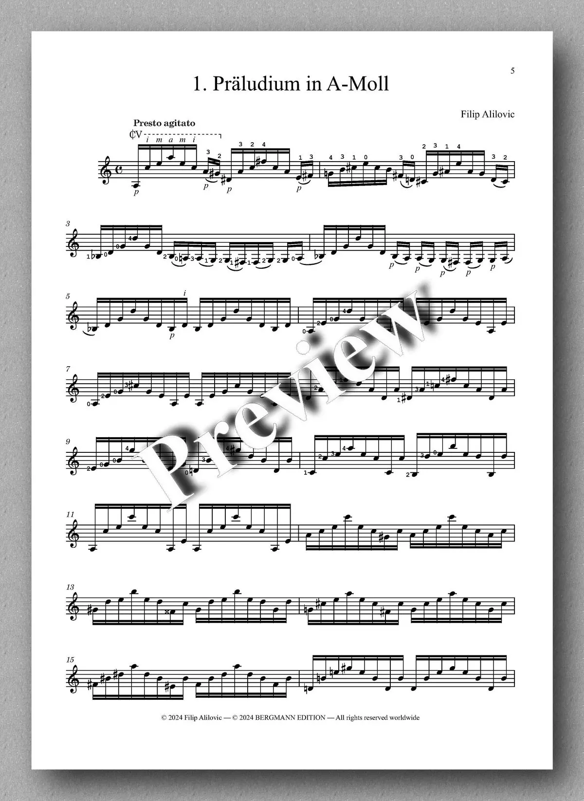 Alilovic, 24 Preludes And Sonatas Vol. 1 2