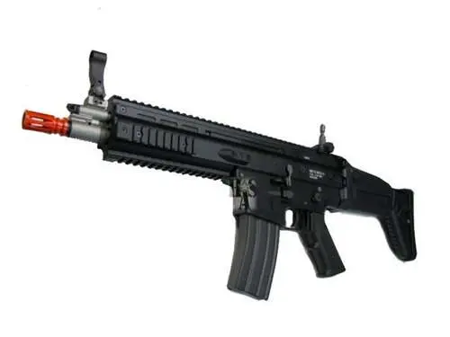 Fn-We Scar-L Gbb Rifle Fully Licensed "Open Bolt" System (Black) 1