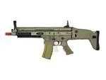Fn-We Scar-L Gbb Rifle Fully Licensed "Open Bolt" System (Tan) 1
