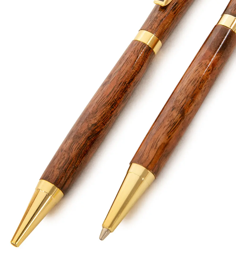 Koa Slimline Pen And Pencil Set 1