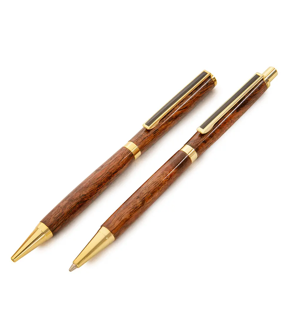 Koa Slimline Pen And Pencil Set 2