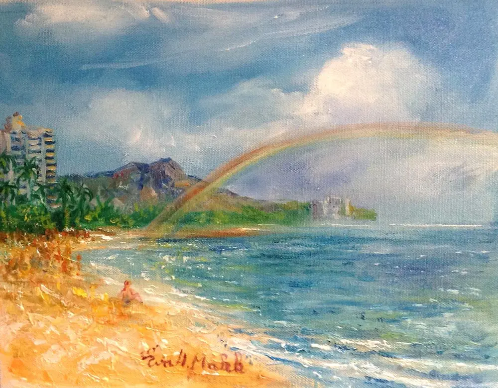 Waikiki Rainbow By Eva Makk 1