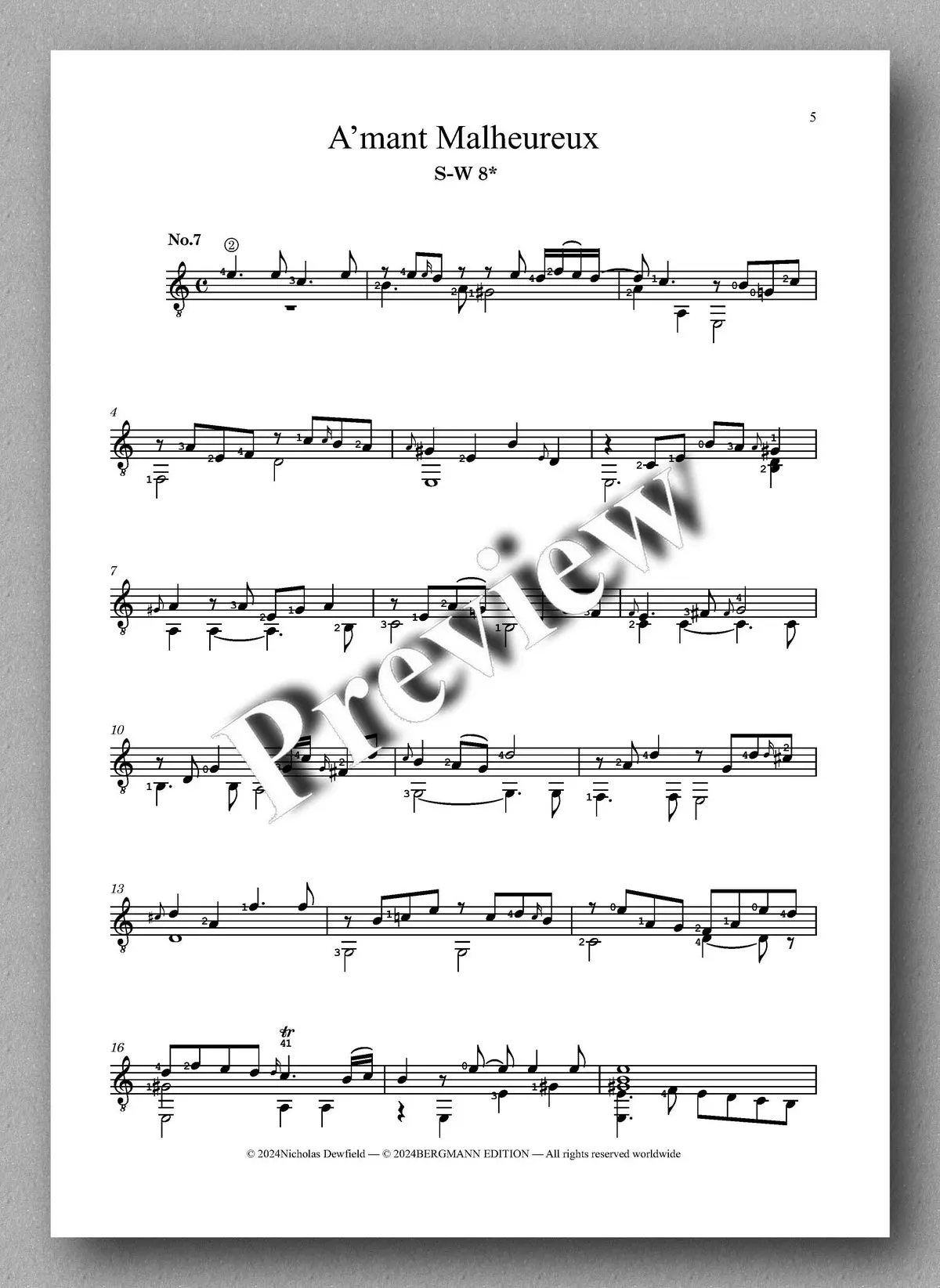 Weiss-Dewfield, Individual Pieces, Volume 2 2