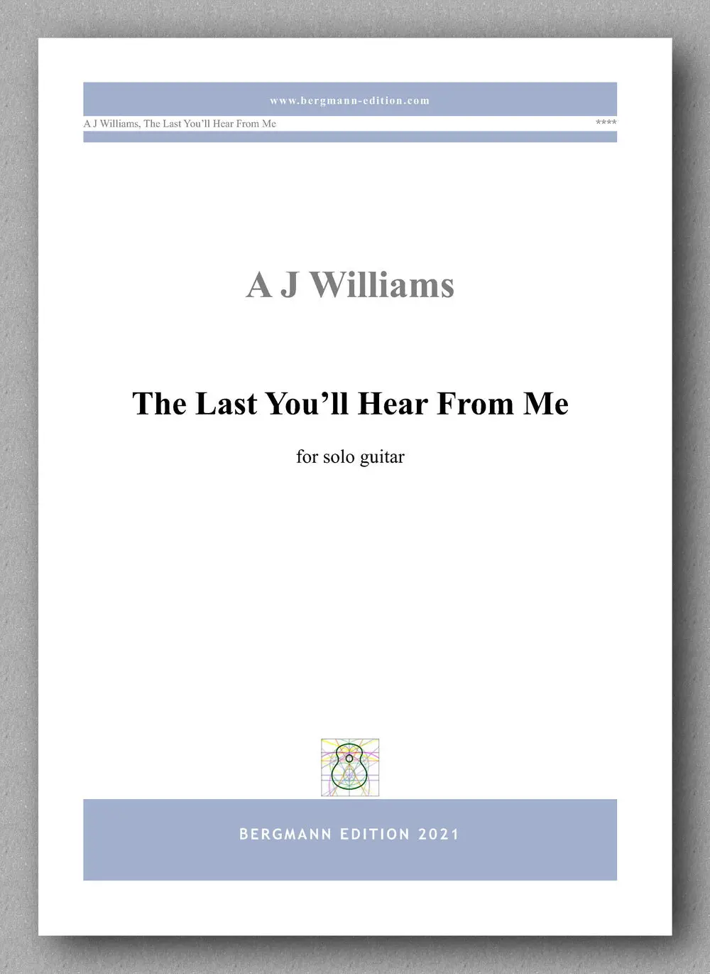 Williams, The Last You’Ll Hear From Me 1