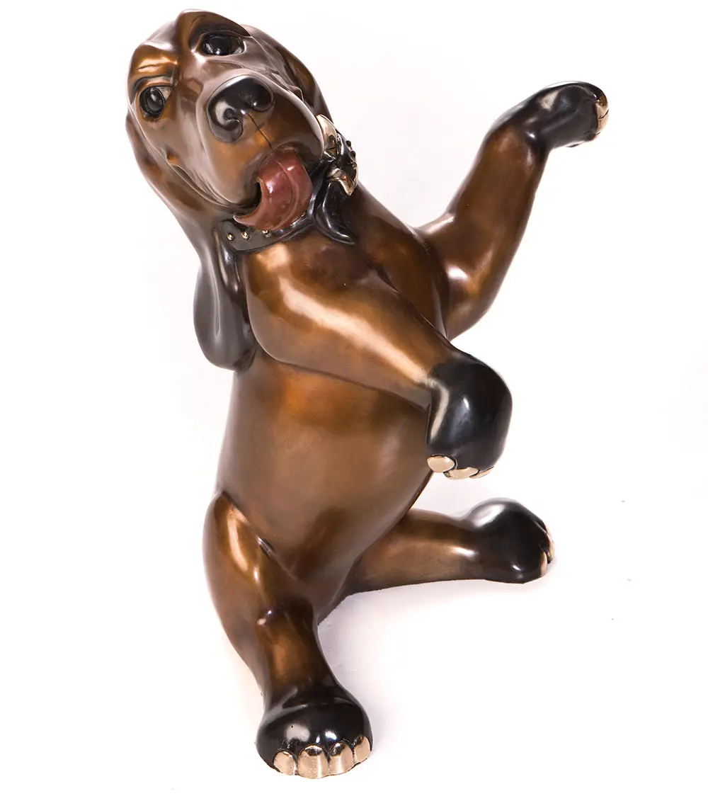 Bronze Sculpture "Winston" By Marty Goldstein 1